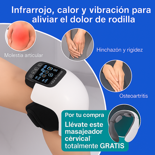 🦵 KneeTherm™ Masajeador de Rodilla con terapia + REGALO 🎁